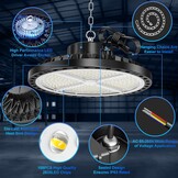 2x UFO Industriële LED Spot 200W - 28.000lm - 6500K - IP65 - 29% Korting!