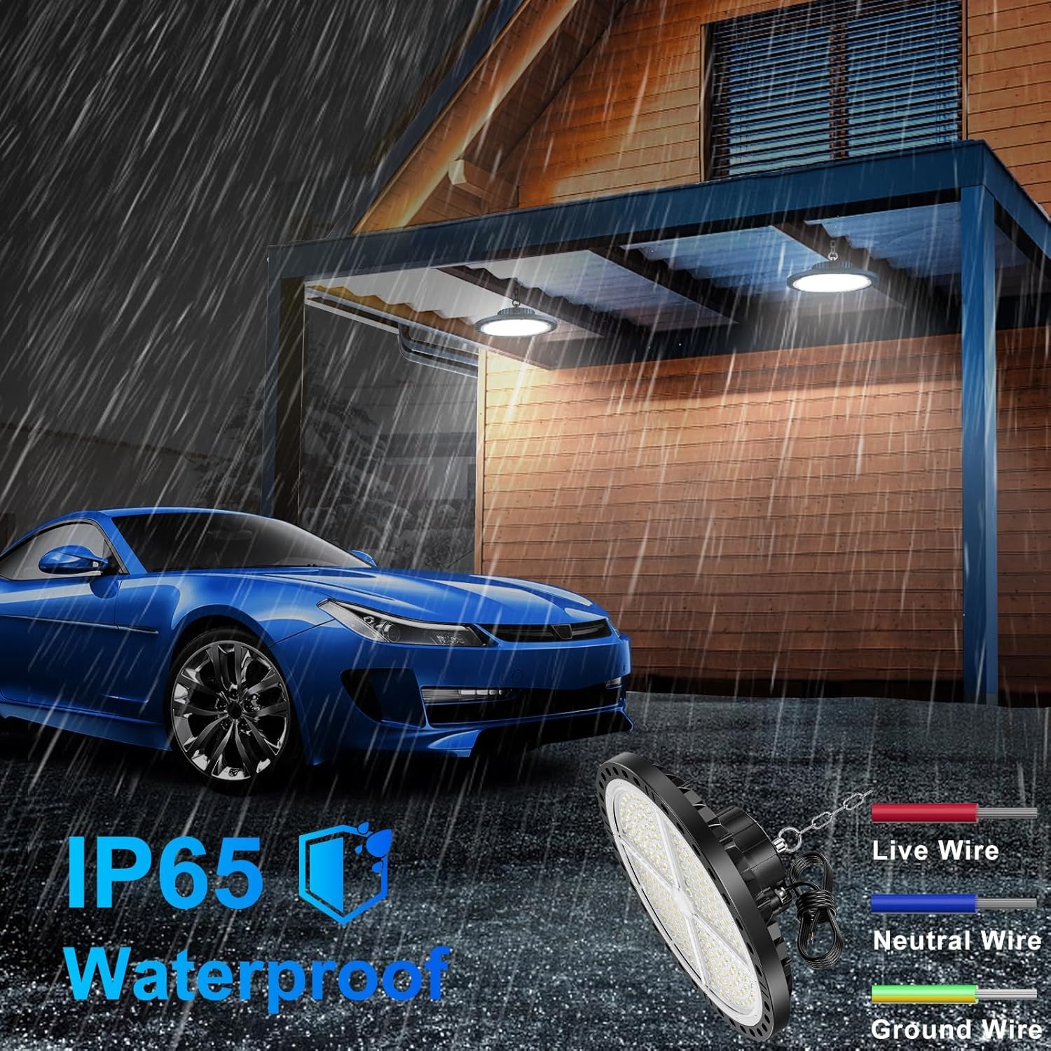 2x UFO Industriële LED Spot 200W - 28.000lm - 6500K - IP65 - 29% Korting!