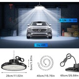 2x UFO Industriële LED Spot 200W - 28.000lm - 6500K - IP65 - 29% Korting!