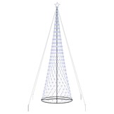 vidaXL Blauwe LED Kerstboom (399cm) - 450 LEDS - 54% Korting