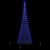 vidaXL Blauwe LED Kerstboom (399cm) - 450 LEDS - 54% Korting