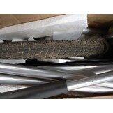 vidaXL Fietstrailer en kinderwagen 2-in-1 zwart en rood