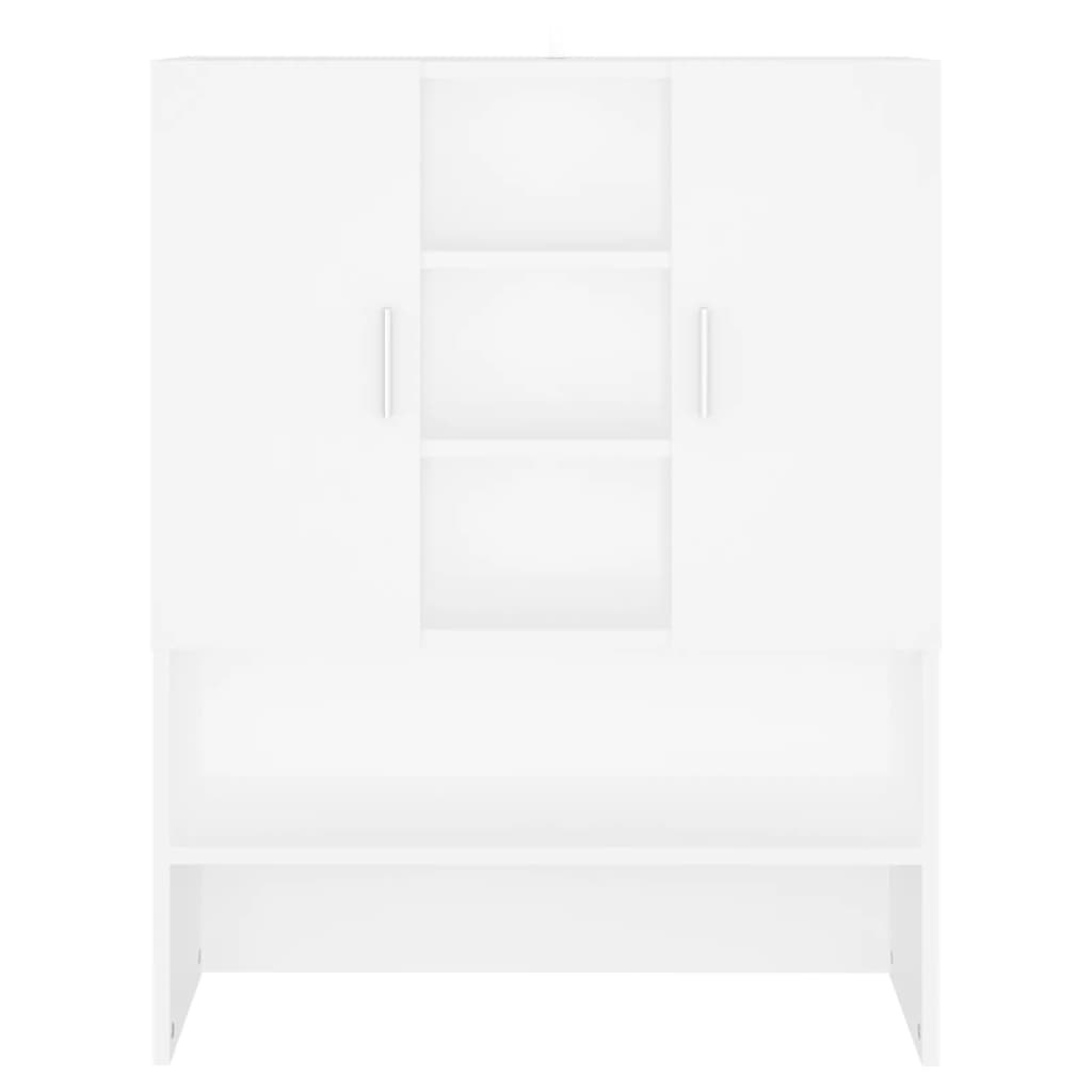 vidaXL Wasmachinekast 70,5x25,5x90 cm Wit - Nu met 52% korting!