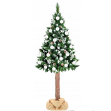 Kunstkerstboom 160 cm - Sneeuw & Dennenappels - 38% Korting