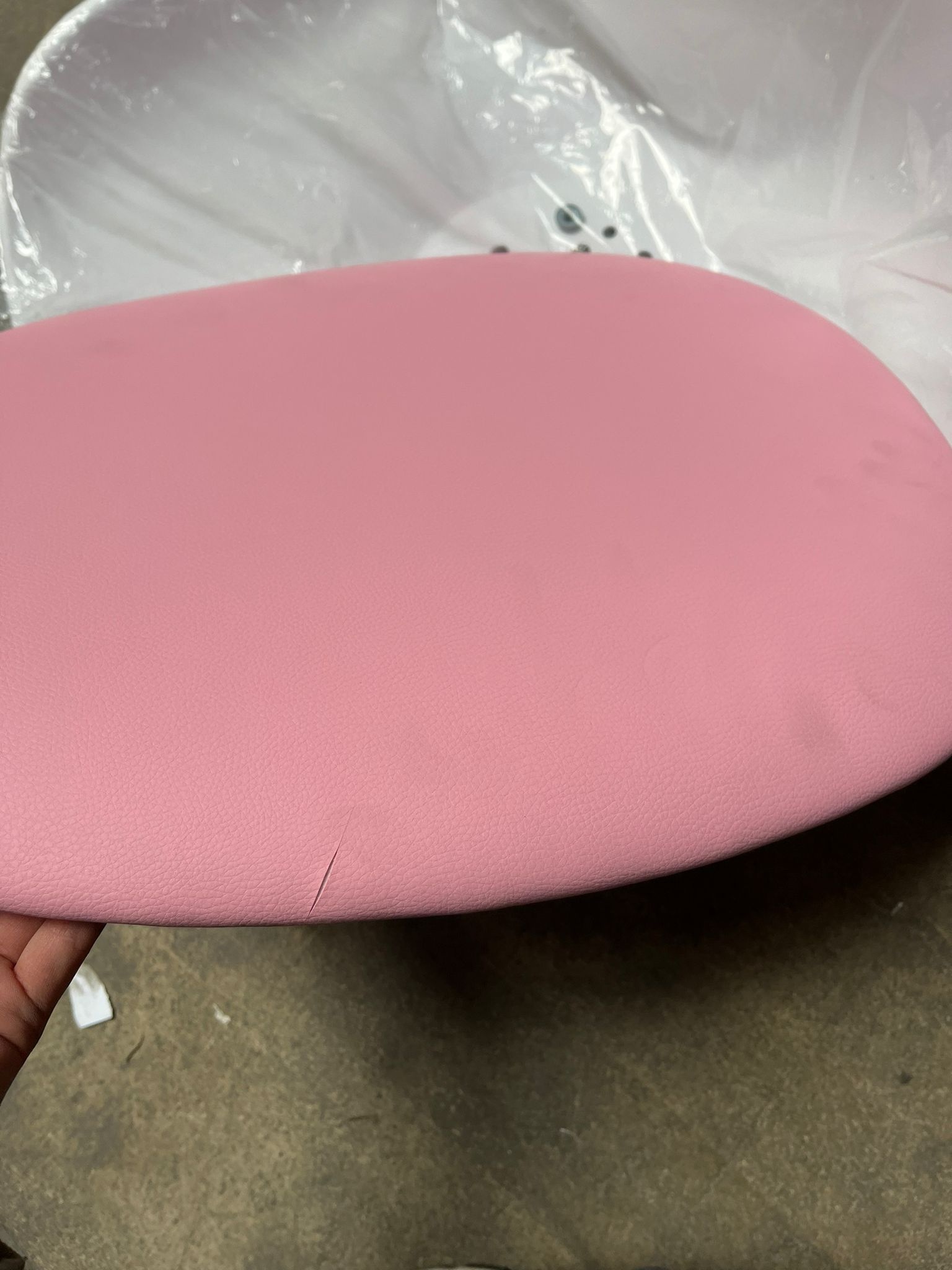 Kinder bureaustoel PRINT - Wit/Roze - 61% Korting!