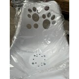 Kinder bureaustoel PRINT - Wit/Roze - 61% Korting!