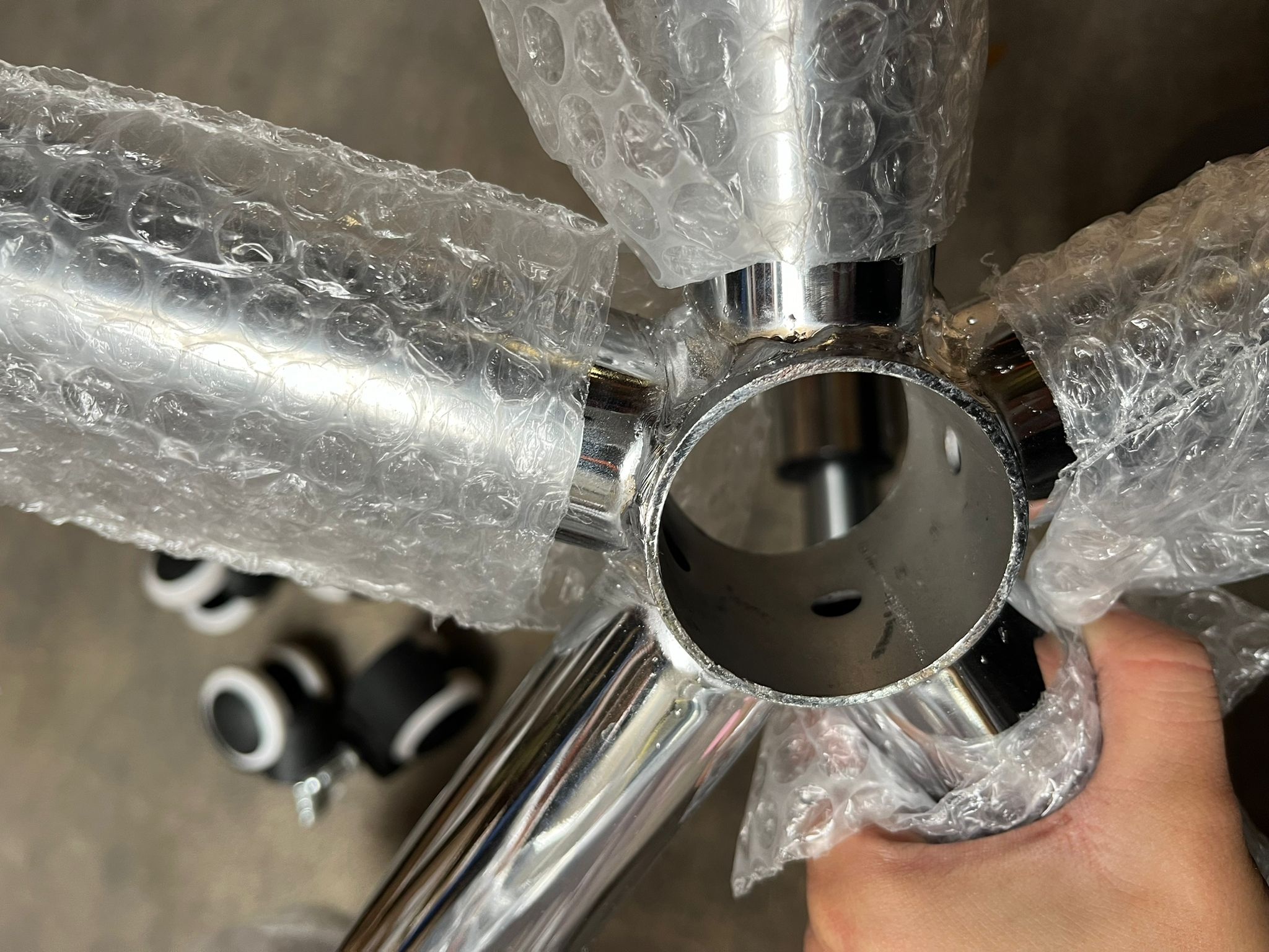 Kinder bureaustoel PRINT - Wit/Roze - 61% Korting!