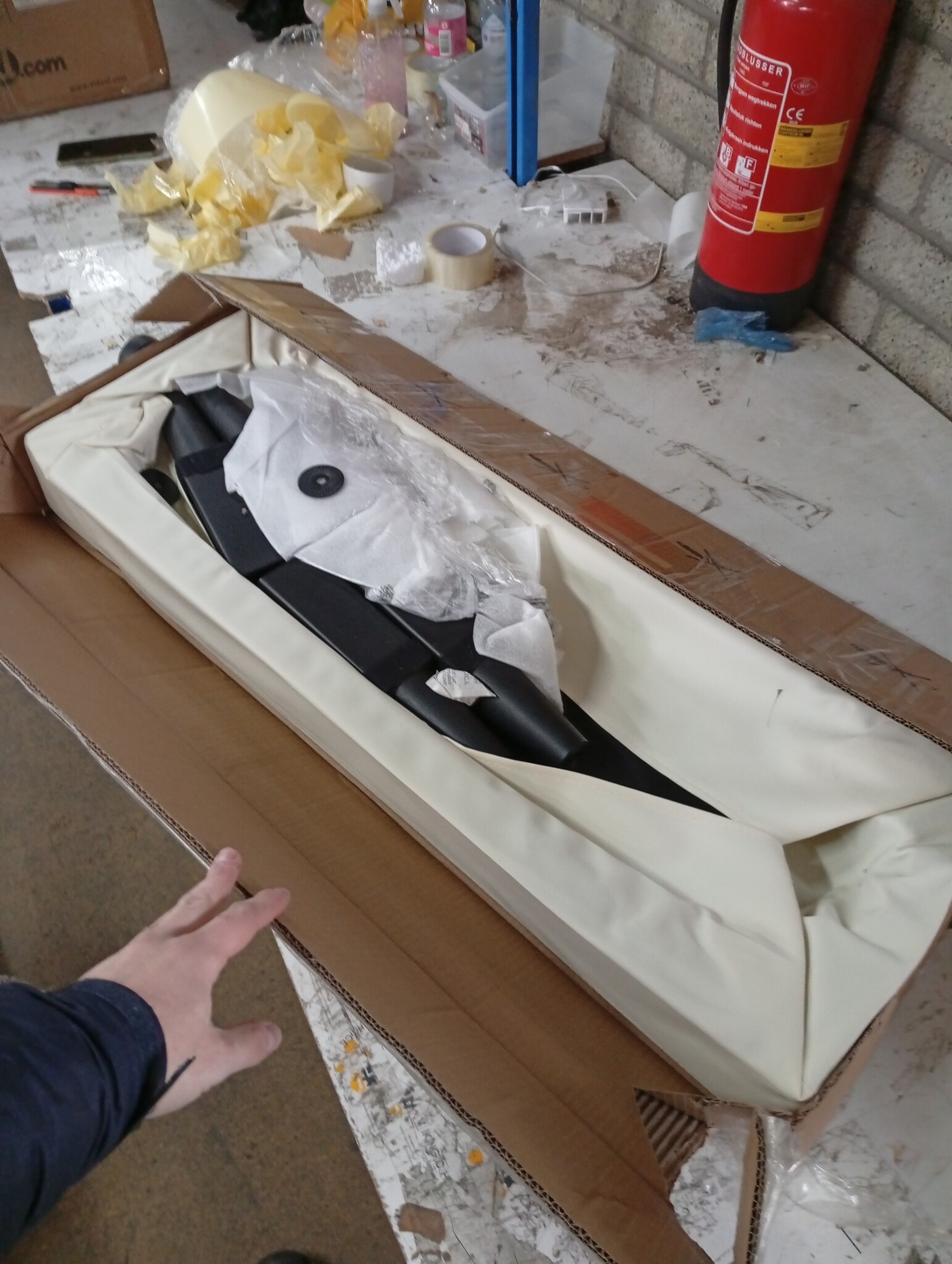 VidaXL Bankje Crème Kunstleer | 100x35x41 cm | 64% Korting