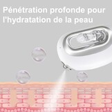 Gezichtsstomer, nano-stoomsauna, spa, fijne nevel, hydraterend, draagbaar, hydraterend, voor gezichtsverzorging, 2 flessen