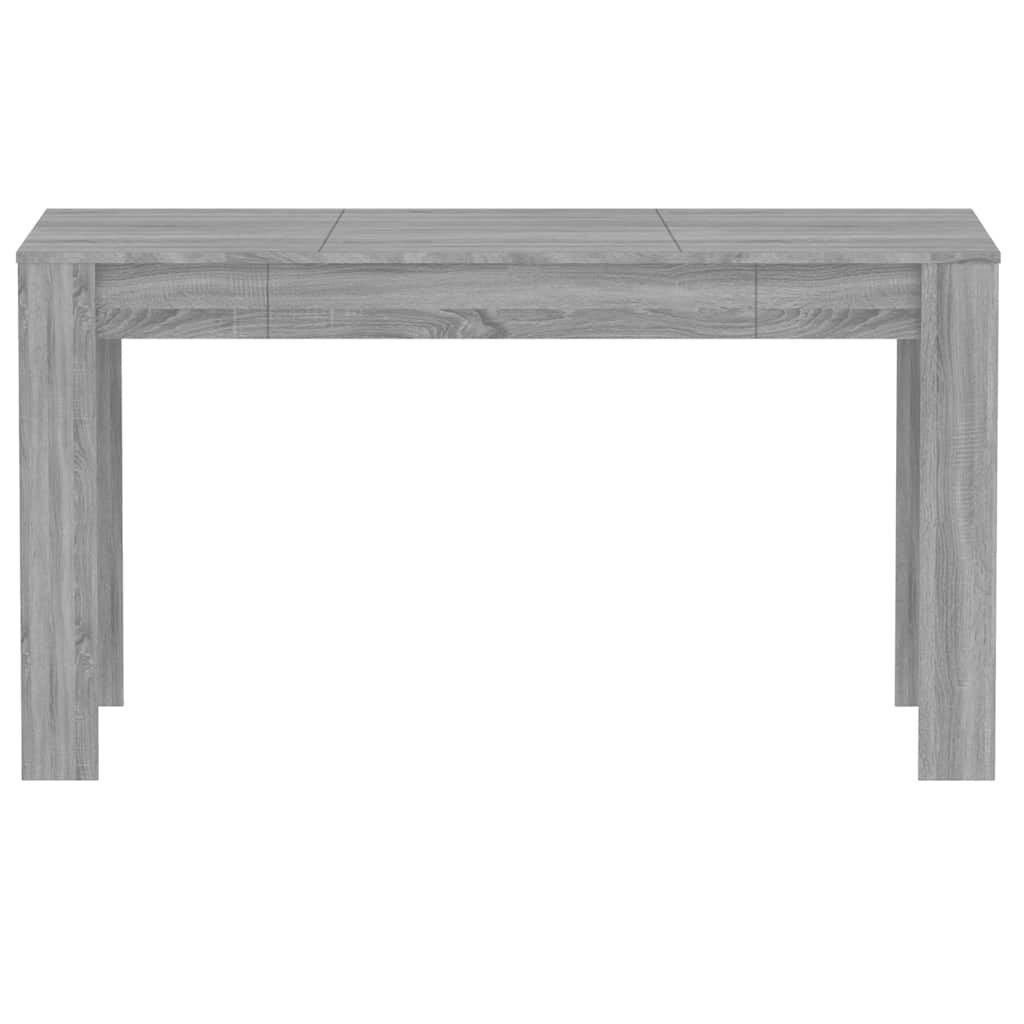 vidaXL Eettafel 140cm Grijs Sonoma Eiken - 33% Korting!