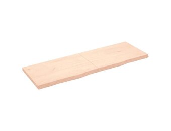 vidaXL Wastafelblad Massief Hout 180x60cm - 32% Korting