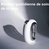 Gezichtsstomer, nano-stoomsauna, spa, fijne nevel, hydraterend, draagbaar, hydraterend, voor gezichtsverzorging, 2 flessen