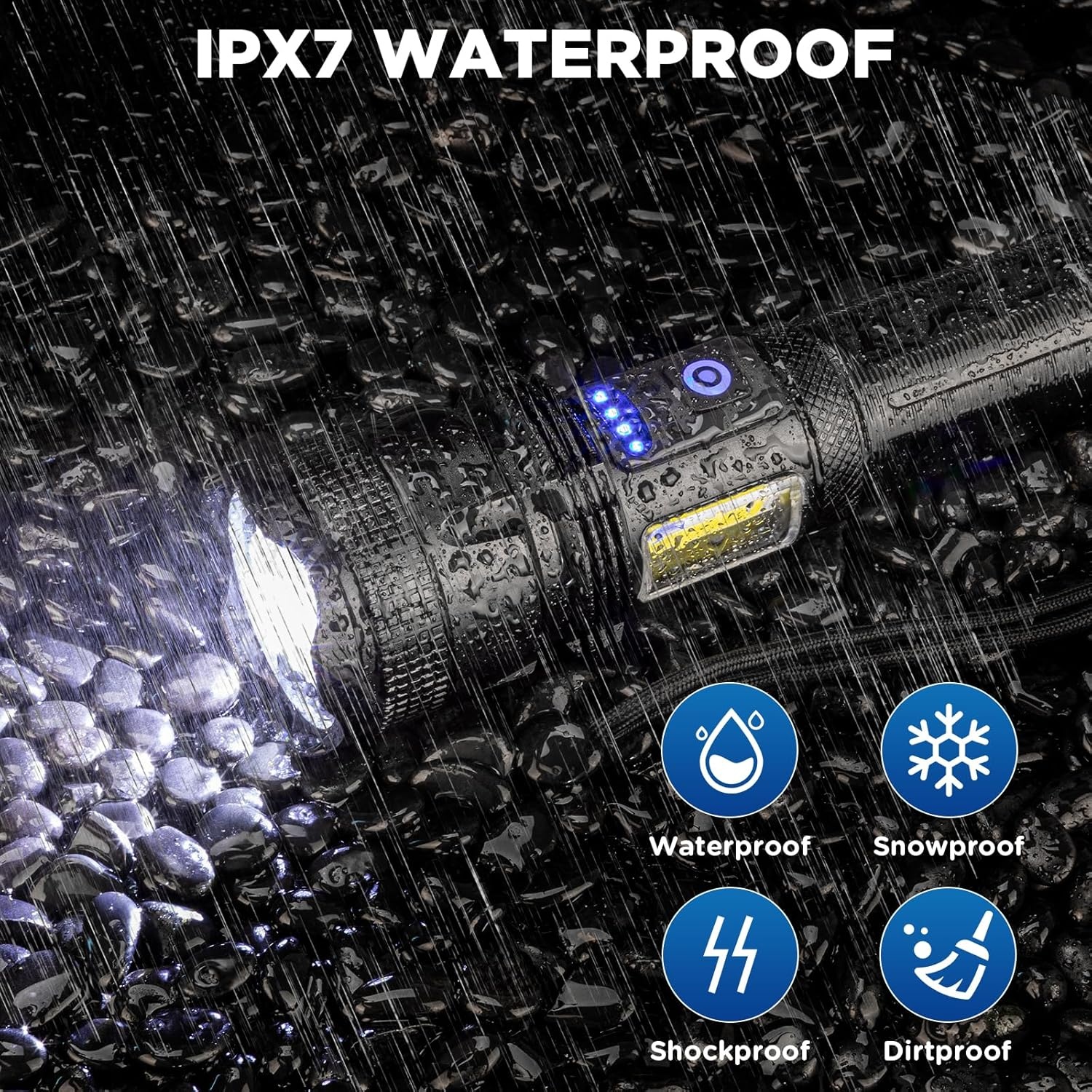 ZEUSFIRE Led Zaklampen (2-Pack) - 100.000 Lumen, Oplaadbaar | 27% Korting