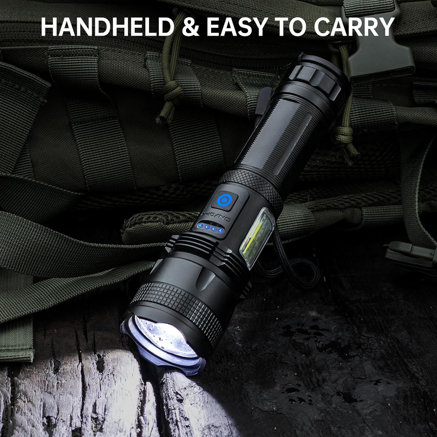 ZEUSFIRE Led Zaklampen (2-Pack) - 100.000 Lumen, Oplaadbaar | 27% Korting