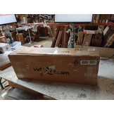 vidaXL Dressoir met LED | 80x35x75 cm | Hoogglans Wit | -54%