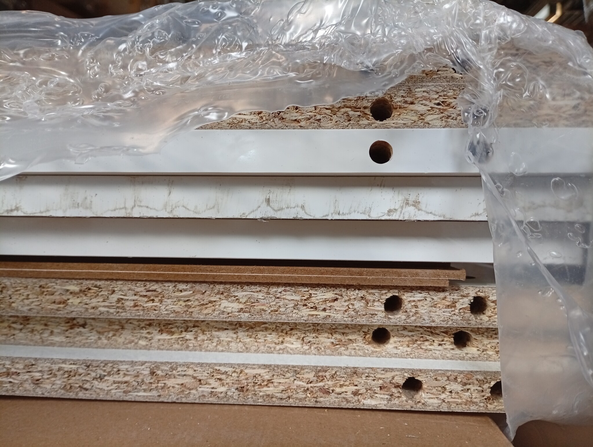 vidaXL Dressoir met LED | 80x35x75 cm | Hoogglans Wit | -54%