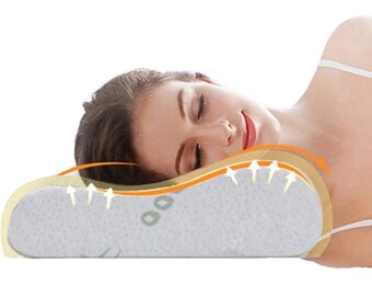 23% Korting: Ergonomisch Memory Foam Kussen 55x35x12cm | Bamboe Hoes