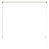 vidaXL Luifel uittrekbaar 150x150 cm crème