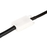 vidaXL Hanglamp rond 25 W E27 28,5 cm wit