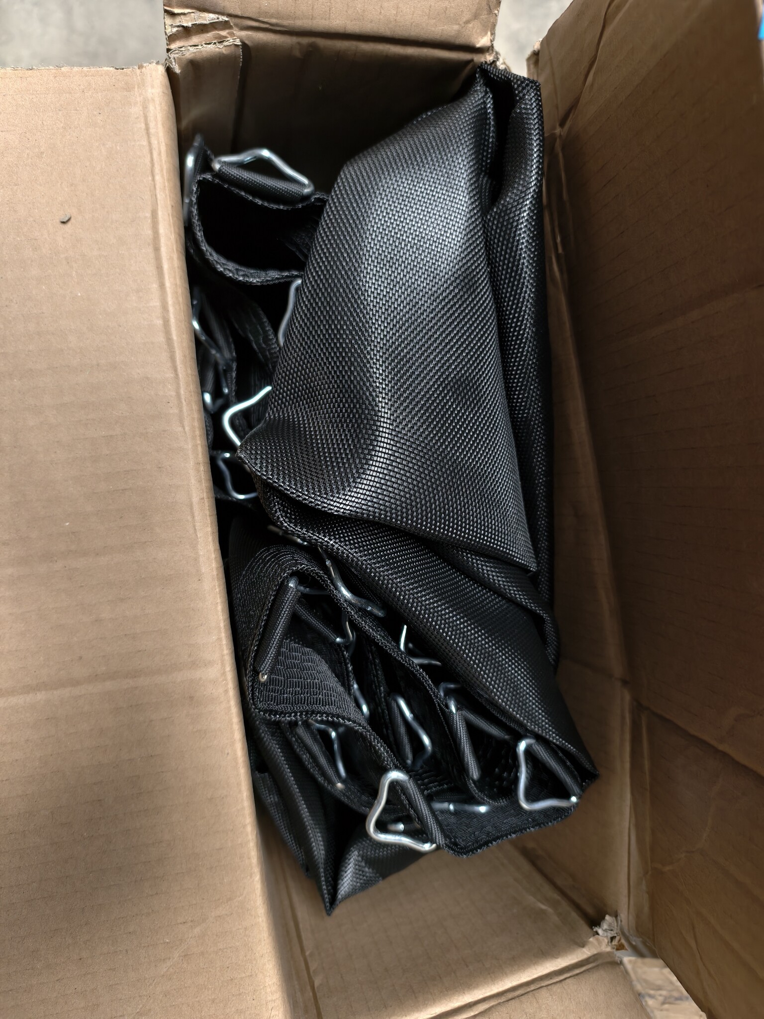 Trampoline springmat & veren set - 72 veren - 12 Ft - 364 cm tot 374 cm diameter