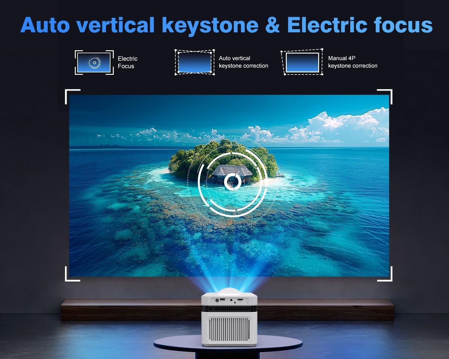 Magcubic HY450 Smart Projector - 1080p Full HD & 28% Korting!