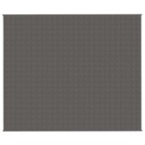 VidaXL Verzwaringsdeken 220x260 cm 11 kg - Grijs | Nu 28% Korting!