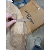 vidaXL Tafelblad Massief Mangohout Rond Ø 60cm - 53% Korting