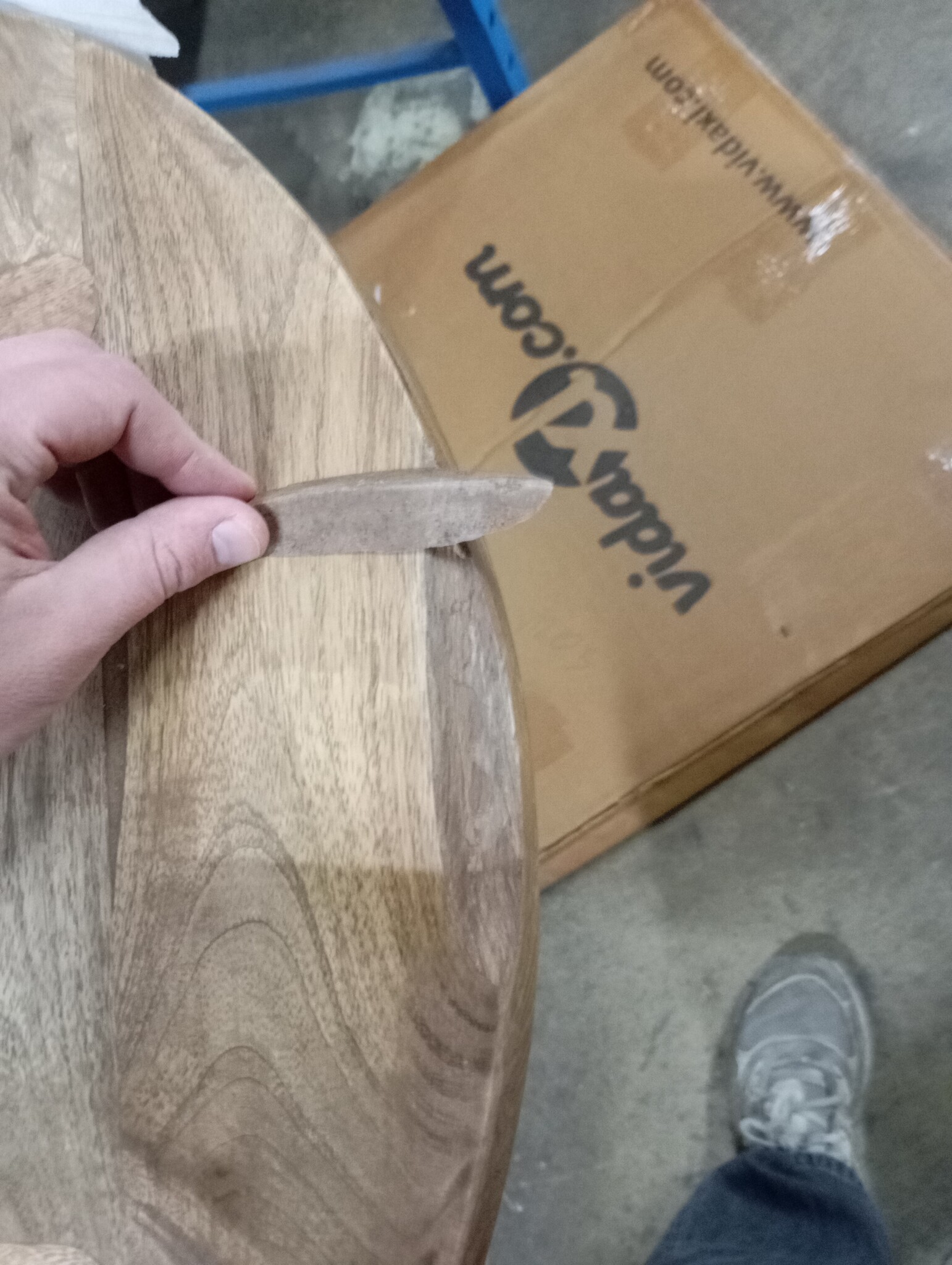 vidaXL Tafelblad Massief Mangohout Rond Ø 60cm - 53% Korting