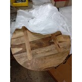 vidaXL Tafelblad Massief Mangohout Rond Ø 60cm - 53% Korting