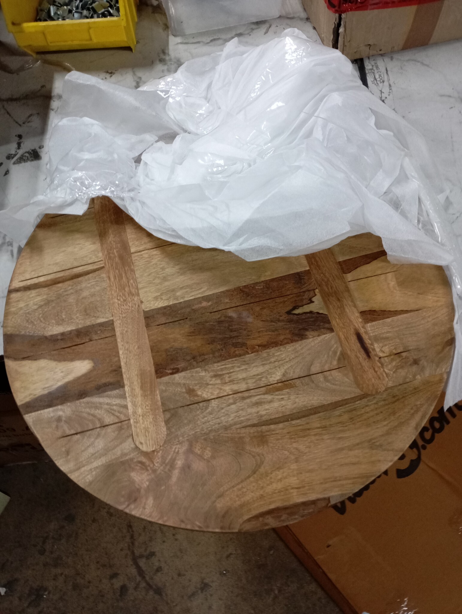 vidaXL Tafelblad Massief Mangohout Rond Ø 60cm - 53% Korting