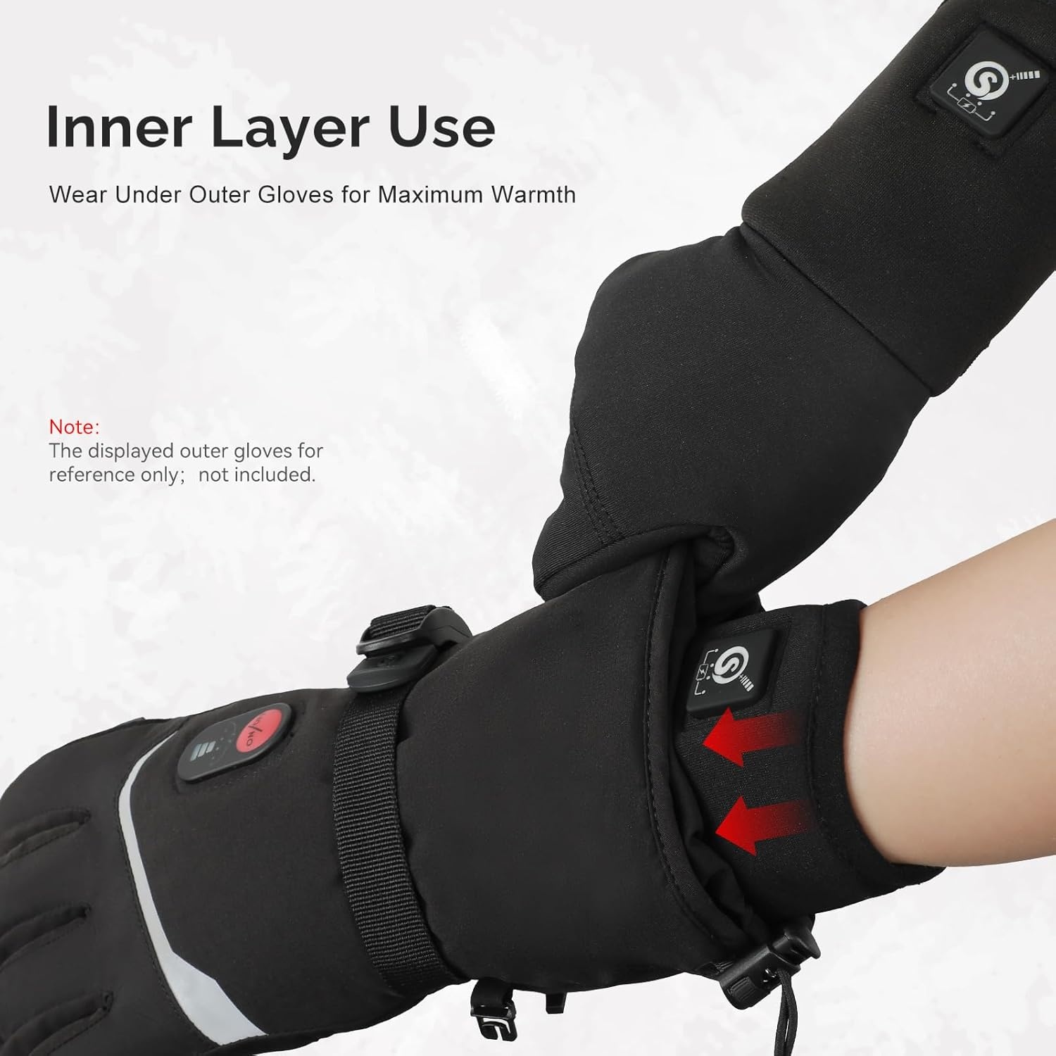 DAY WOLF Gerelateerde Verwarming Handschoen Liners - Heren/Dames (28% Korting)