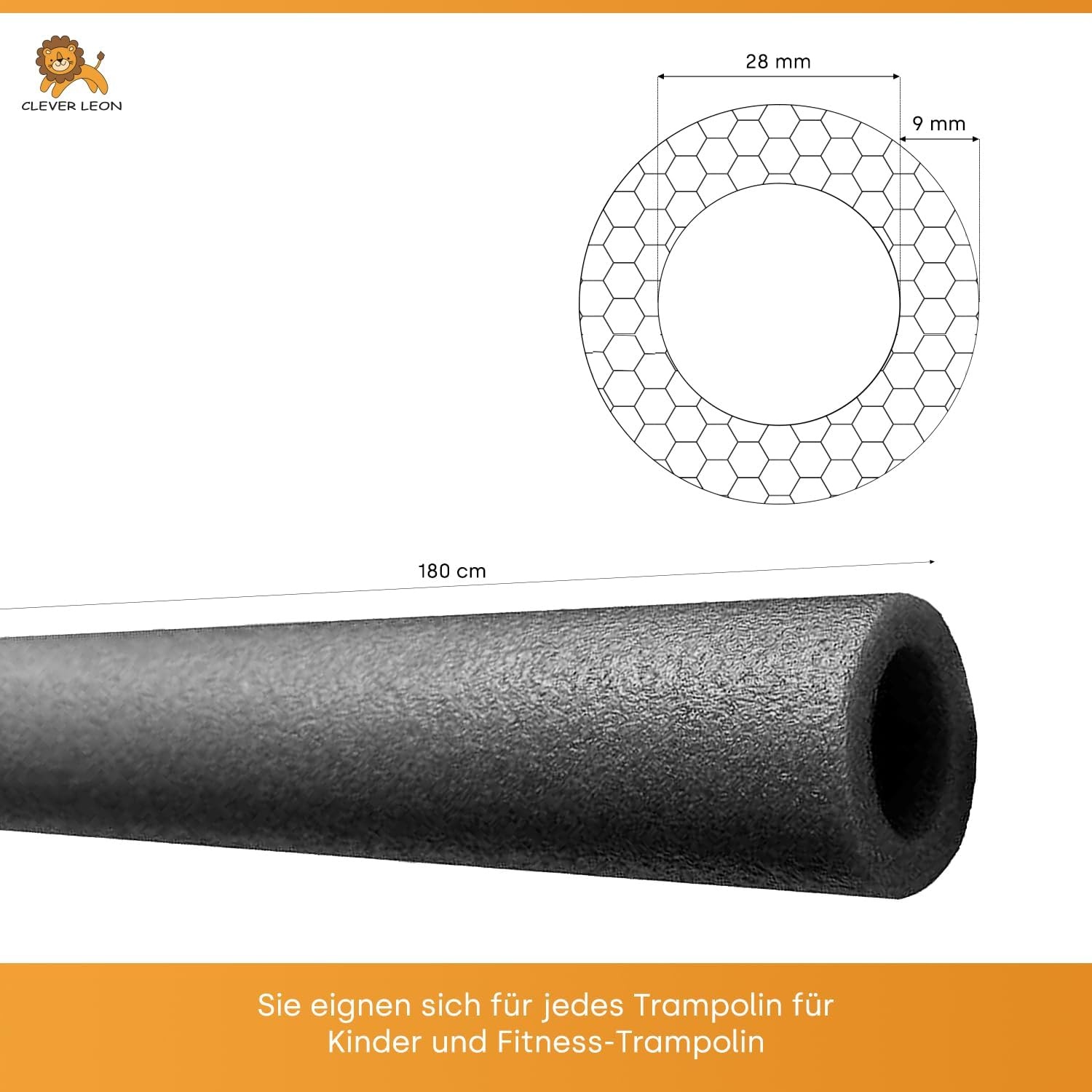 Trampoline Schuimbuizen 180 cm - Veiligheid & Bescherming - 30% Korting!