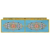 vidaXL TV-meubel Blauw Mangohout - 54% Korting!