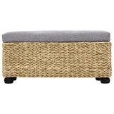 vidaXL Bankstel Zeegras Grijs - 56% Korting!