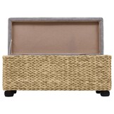 vidaXL Bankstel Zeegras Grijs - 56% Korting!