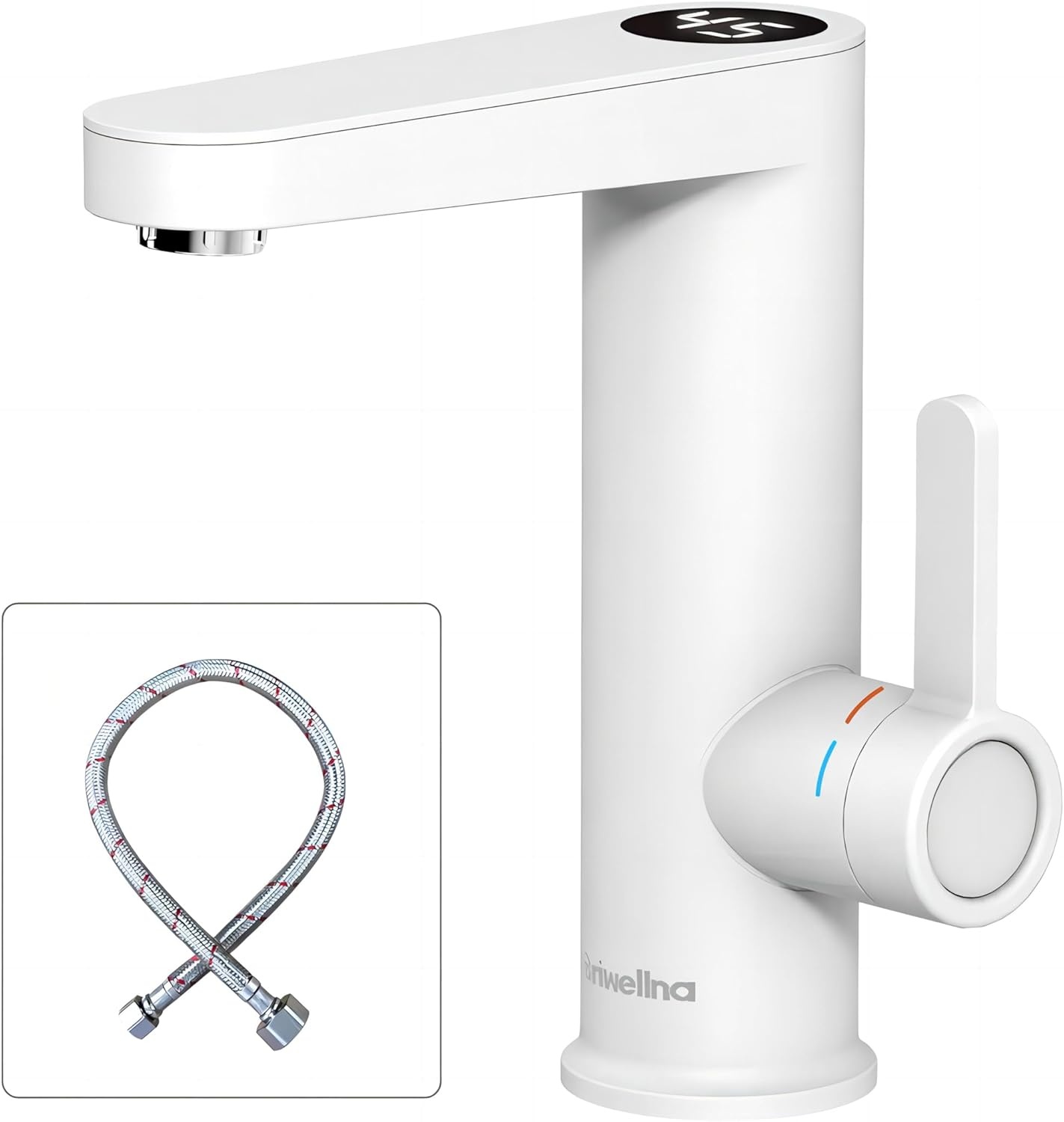 Retourtje: Instant Warm Water Kraan Badkamer (Wit) - 35% Korting!