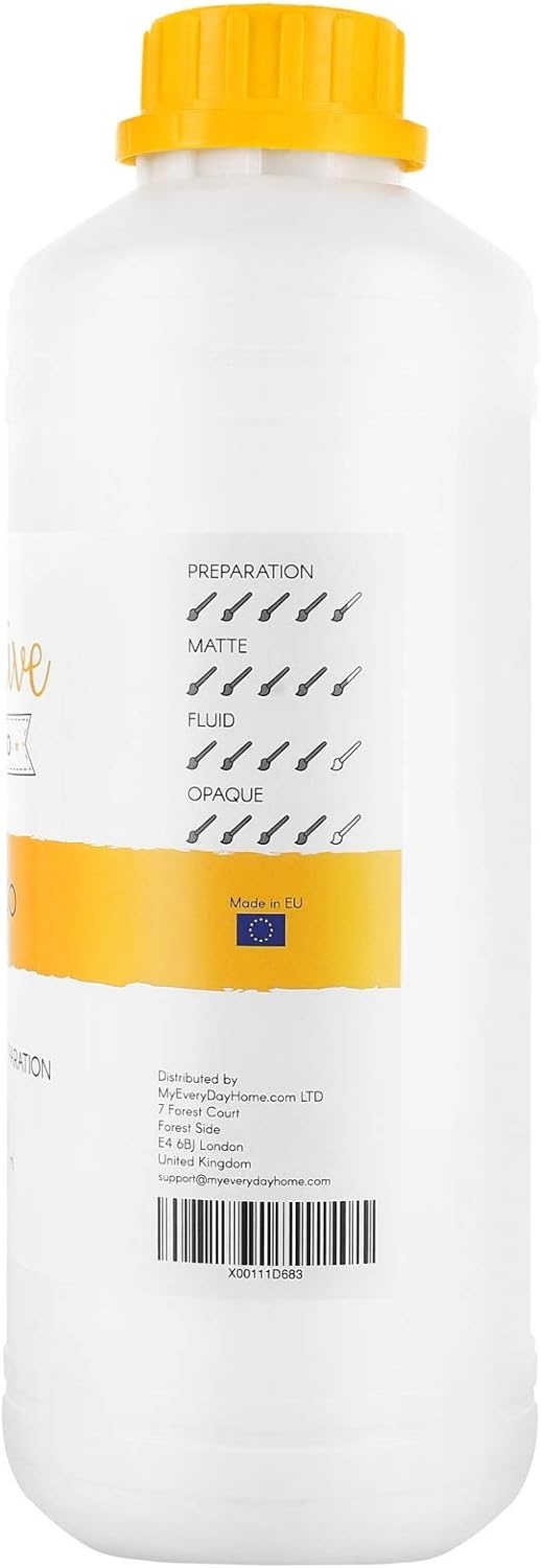 Creative Deco Gesso Acryl Primer Wit | 1L | 22% Korting | Perfecte Schildervoorspraak