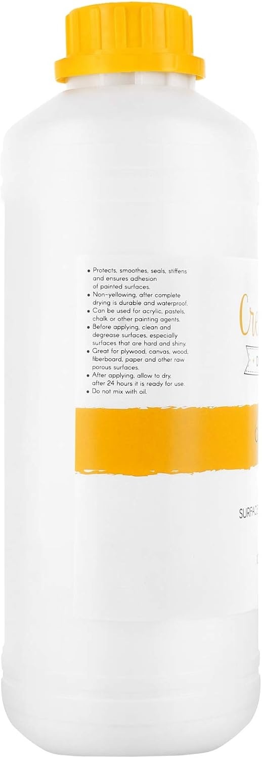 Creative Deco Gesso Acryl Primer Wit | 1L | 22% Korting | Perfecte Schildervoorspraak