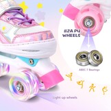 Verstelbare Kinder Skates - 4 Maten, Lichtgevende Wielen - Nu 27% Korting!