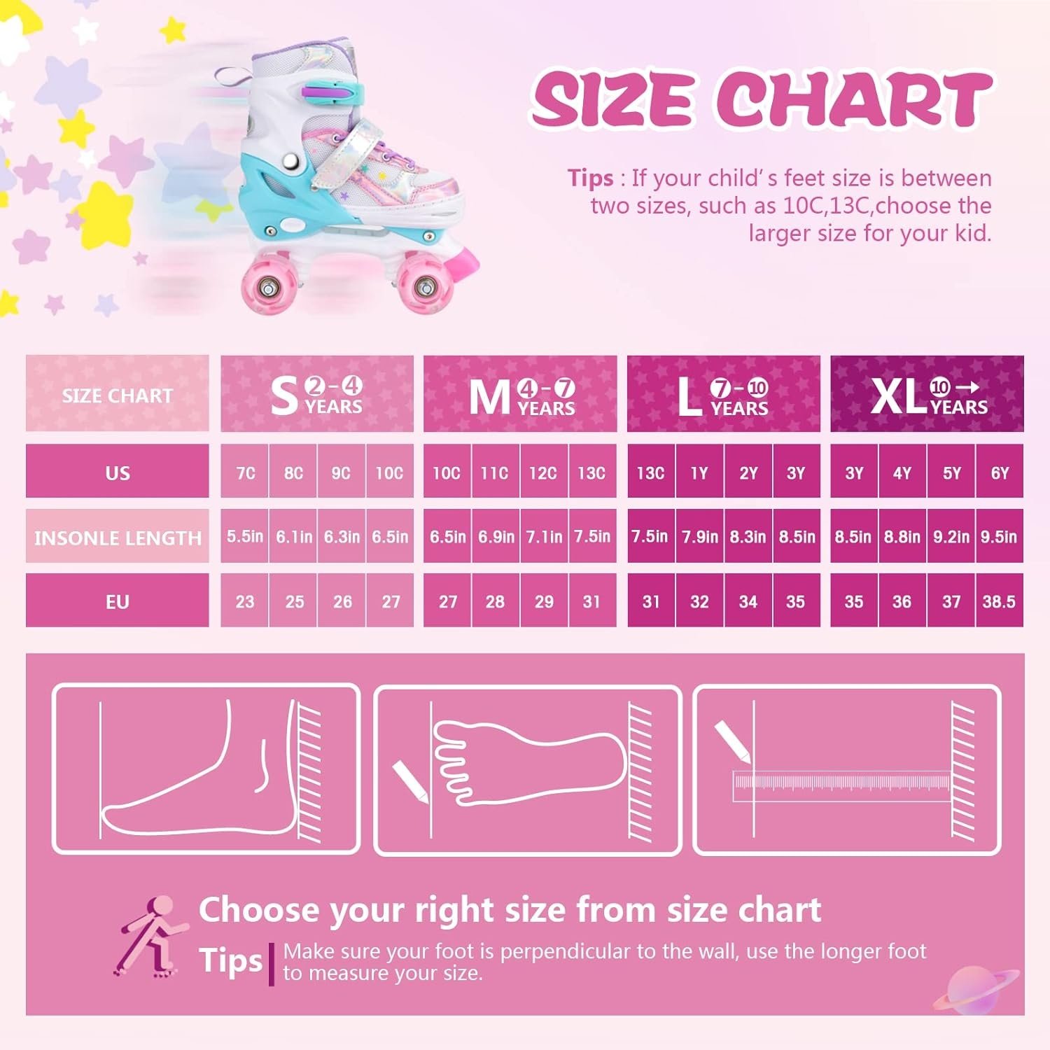 Verstelbare Kinder Skates - 4 Maten, Lichtgevende Wielen - Nu 27% Korting!