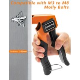 Hollewandpluggen Set - 40 Delig, Inclusief Tang & 7 Maten - 26% Korting