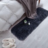 CHOSHOME Zachte Vloertapijt - Grijs (101,6x304,8cm) - 25% Korting!