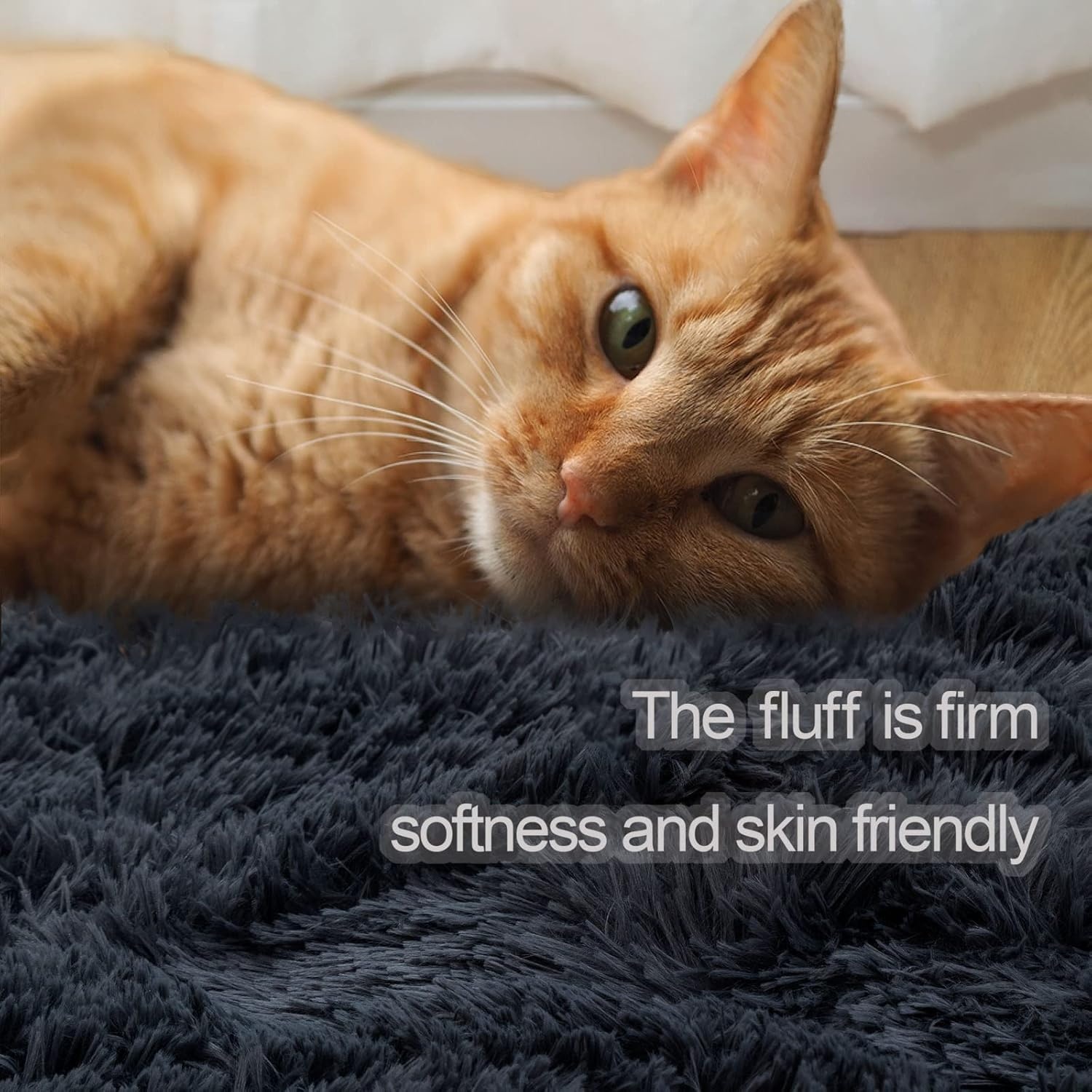 CHOSHOME Zachte Vloertapijt - Grijs (101,6x304,8cm) - 25% Korting!