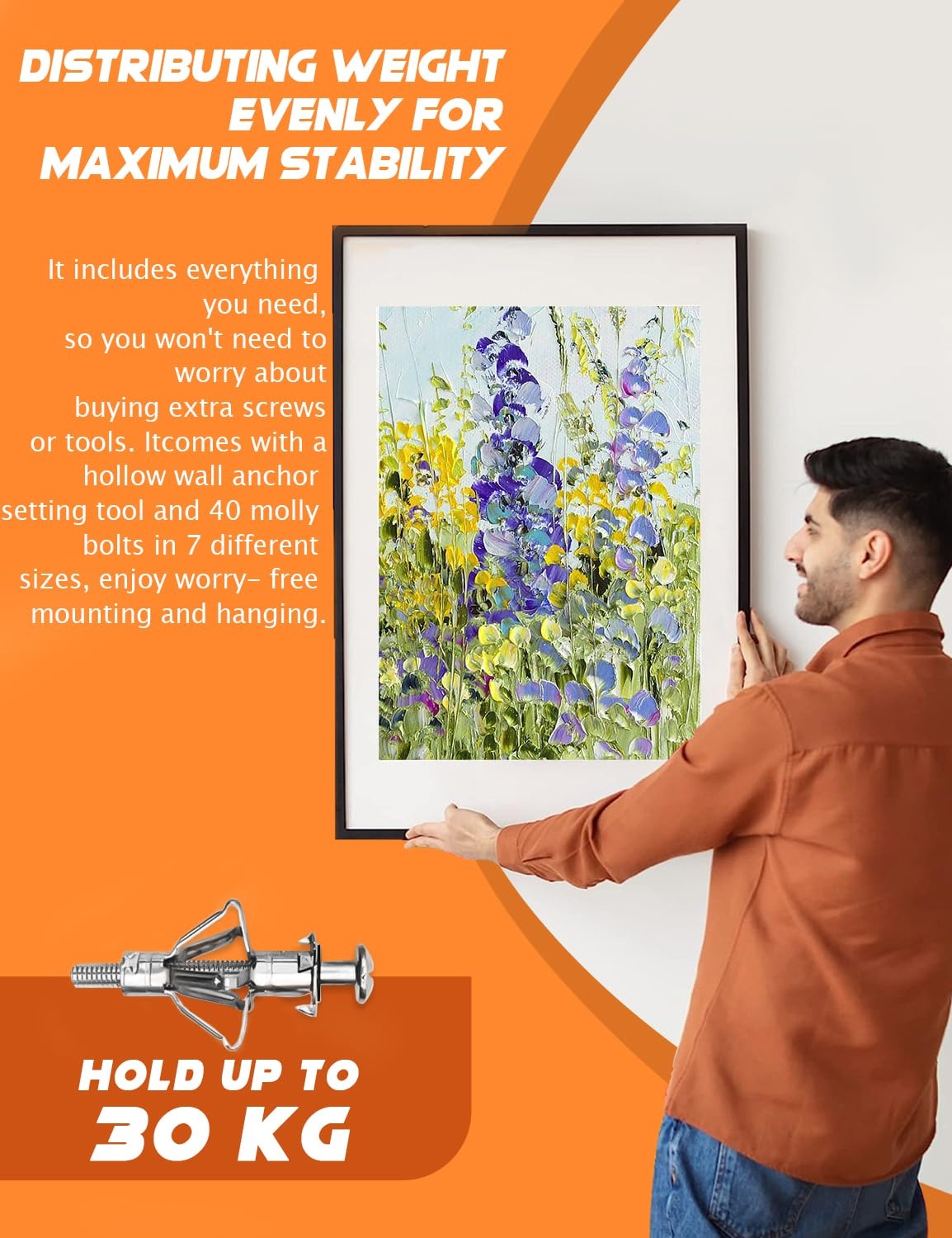 Hollewandpluggen Set - 40 Delig, Inclusief Tang & 7 Maten - 26% Korting