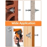 Hollewandpluggen Set - 40 Delig, Inclusief Tang & 7 Maten - 26% Korting