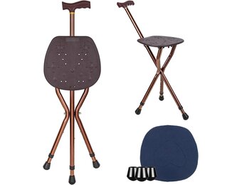 Wandelstok met Zitting (27% Korting) - Max 120kg