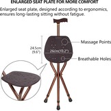 Wandelstok met Zitting (27% Korting) - Max 120kg