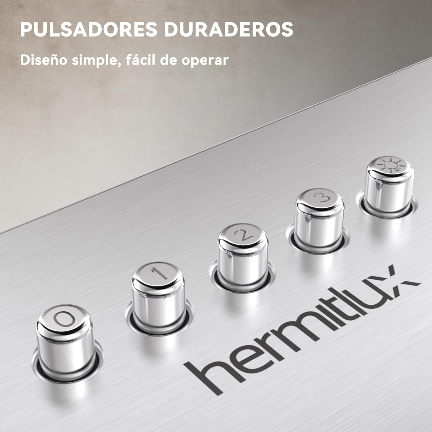 Hermitlux Afzuigkap 52cm 750m³/h - 28% Korting