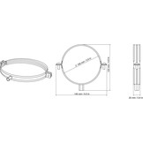 H&C VENT Verzinkte Buisklem Ø100mm - 14% Korting