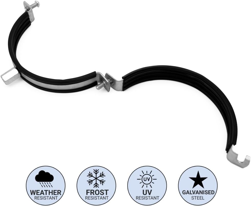 H&C VENT Verzinkte Buisklem Ø100mm - 14% Korting